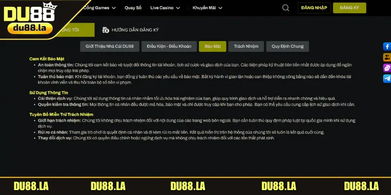 Chính sách bảo mật được xây dựng để làm gì?