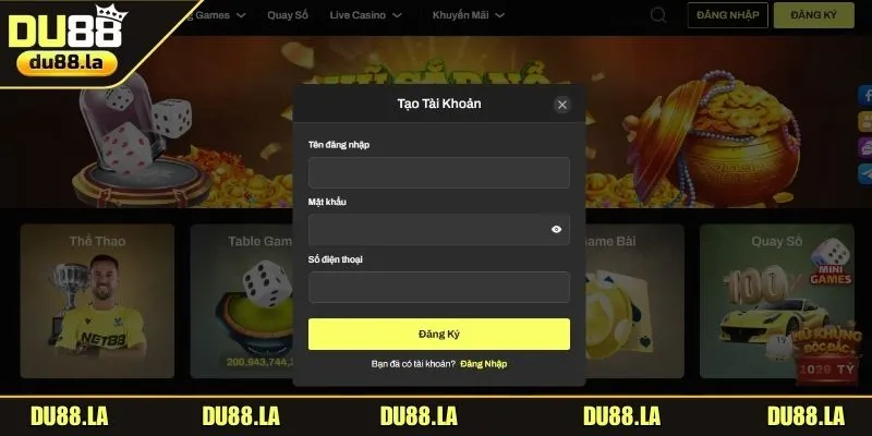 Điền dữ liệu theo yêu cầu